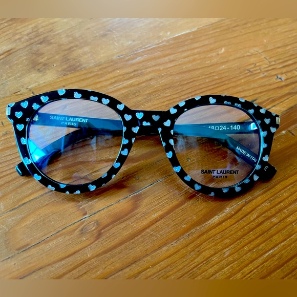 Saint Laurent Glasses Black w/ 🖤s - Picture 1 of 8